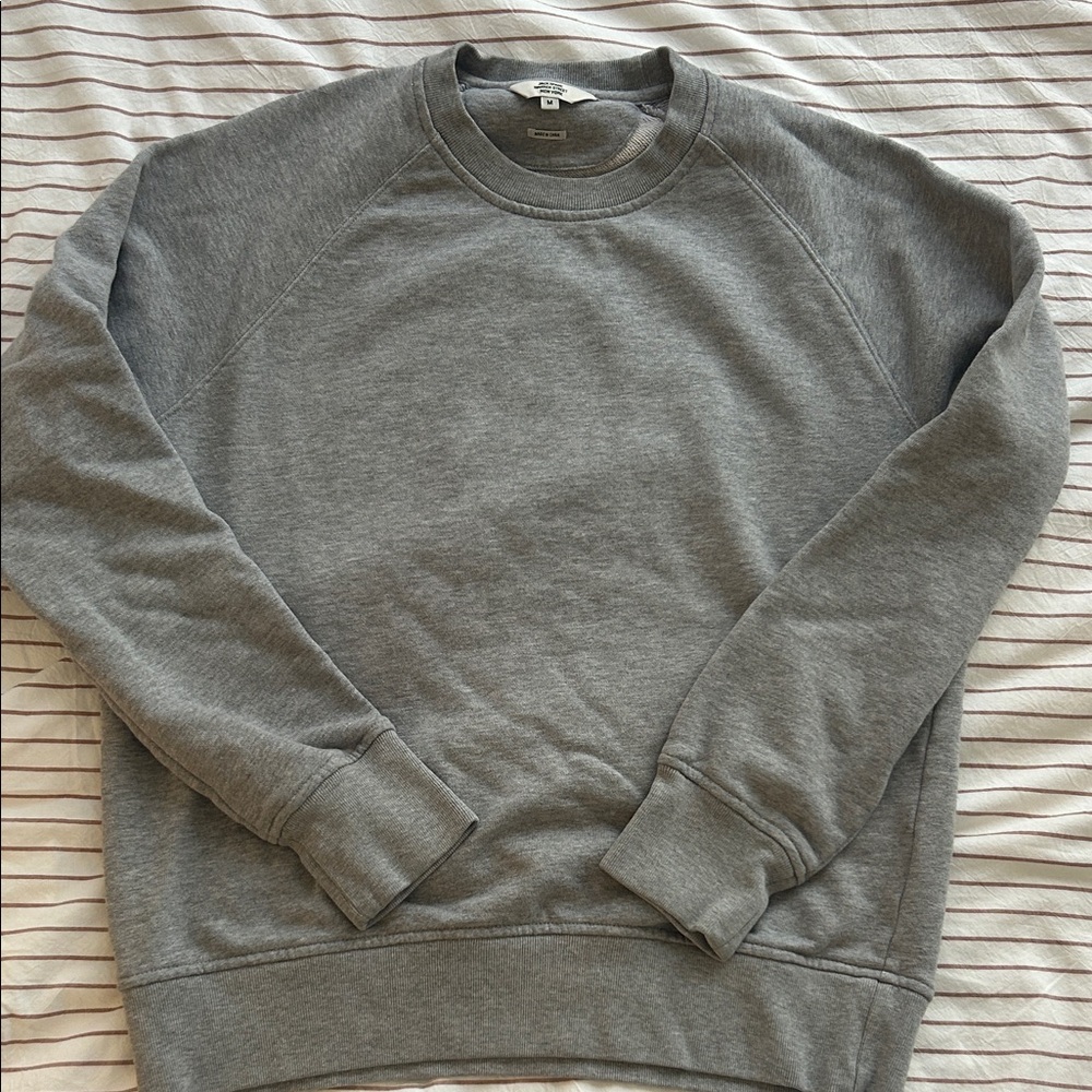 Jack Spade Gray Raglan Sweatshirt